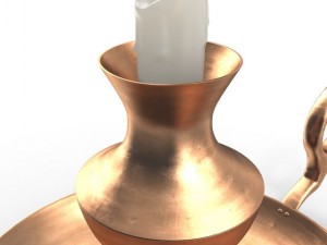 antique candle holder 3D Model