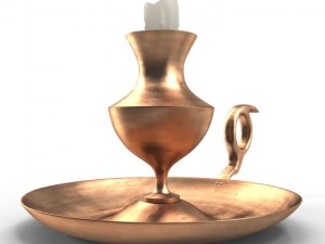 antique candle holder 3D Model