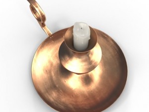 antique candle holder 3D Model