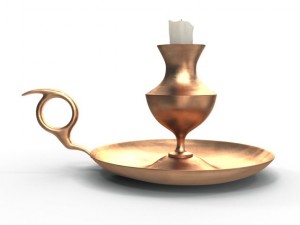 antique candle holder 3D Model