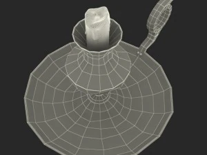 antique candle holder 3D Model