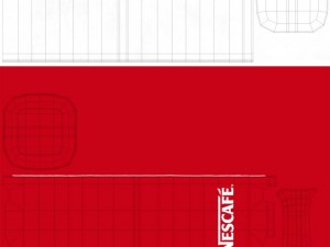 nescafe cup Model 3D