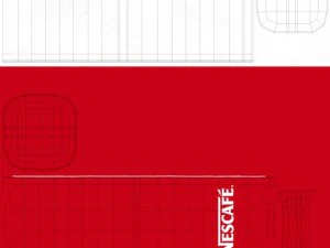 nescafe cup 3D Model