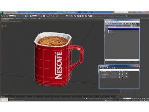 nescafe cup Model 3D