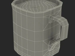 nescafe cup 3D Model