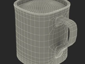 nescafe cup 3D Model
