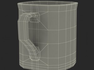 nescafe cup Model 3D