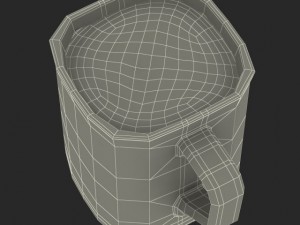 nescafe cup Model 3D