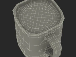 nescafe cup 3D Model