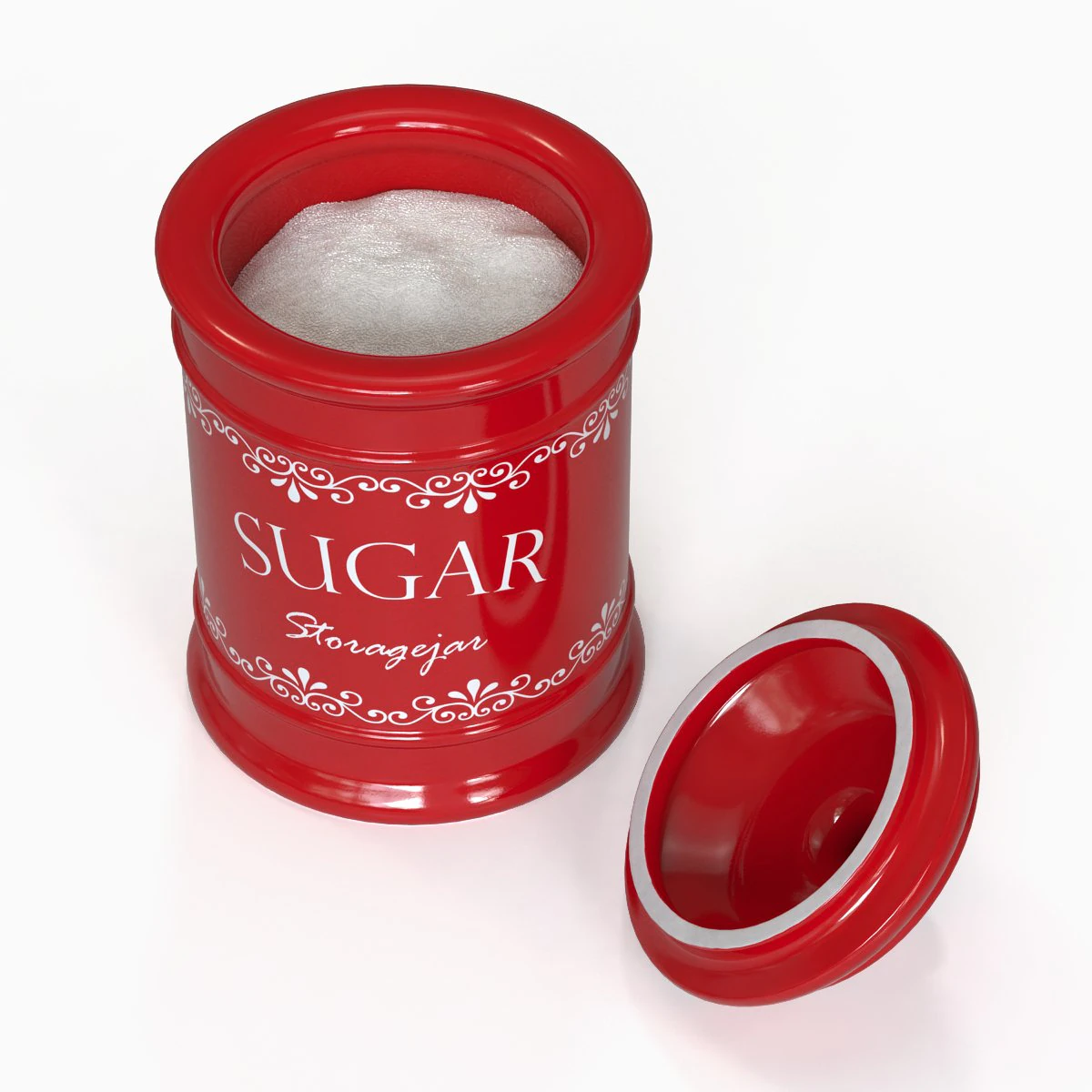 sugar bowl 3D Model .c4d .max .obj .3ds .fbx .stl .blend 
