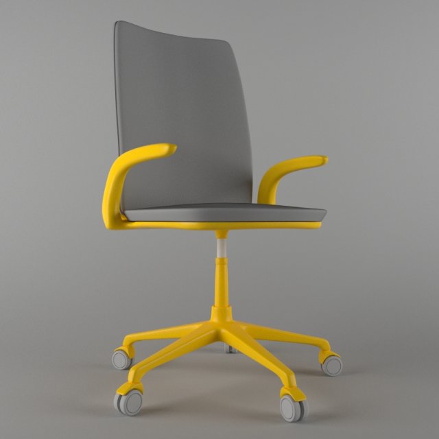 office chair 3D 模型 .c4d .max .obj .3ds .fbx .stl .blend