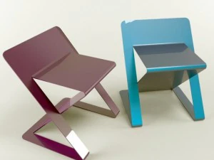 metal cheir by studio 06 curti metallo 3D Model