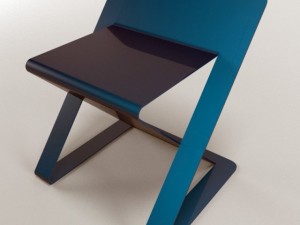metal cheir by studio 06 curti metallo Modelo 3D