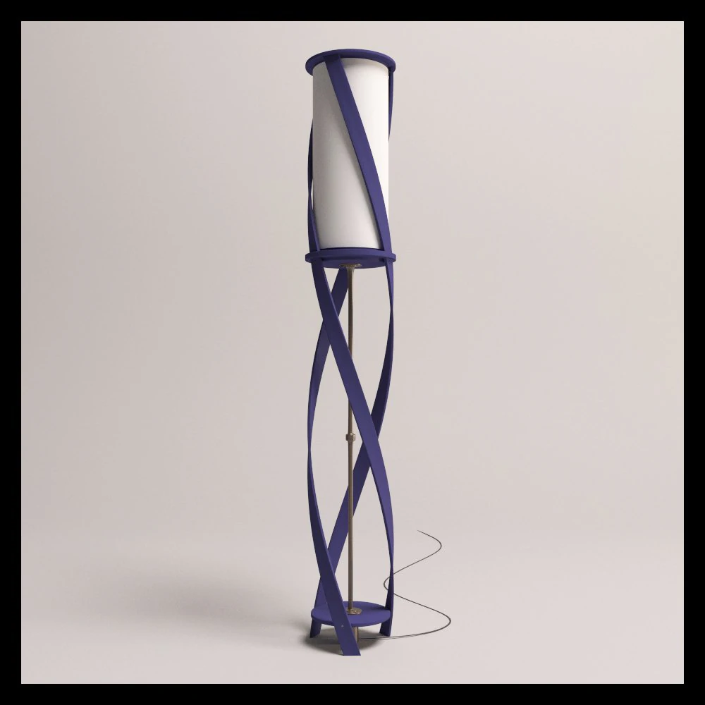 tango floor lamp by castlewerk 3D Model .c4d .max .obj .3ds .fbx .stl .blend 
