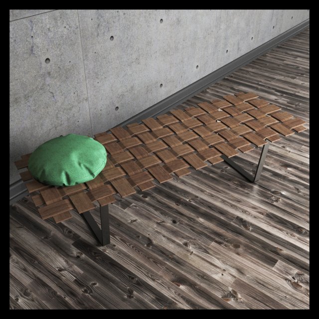 coffe table porada belt 3D Model .c4d .max .obj .3ds .fbx .stl .blend 