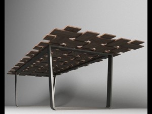 coffe table porada belt 3D Model