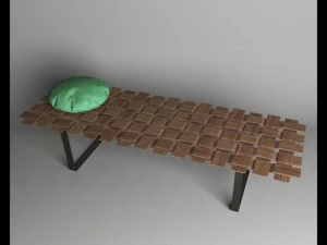 coffe table porada belt 3D Model