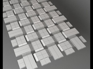 coffe table porada belt 3D Model