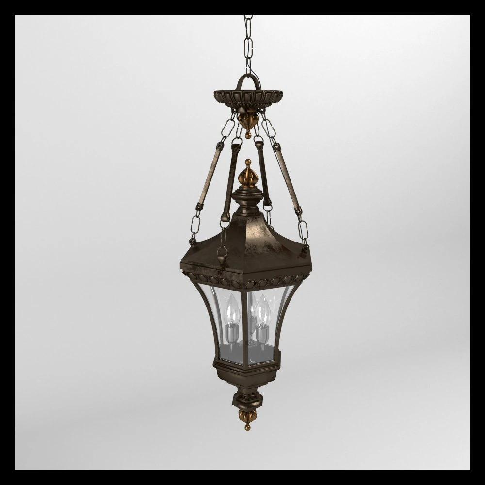 lanterna pendurada Modelo 3D .c4d .max .obj .3ds .fbx .stl .blend 