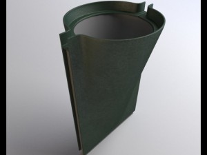 trash can fontana Modèle 3D