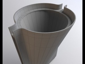 trash can fontana Modèle 3D