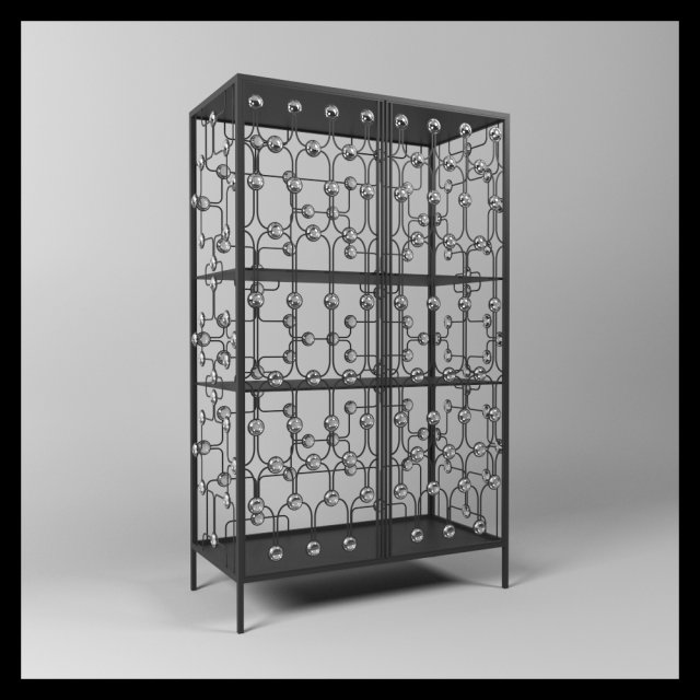 sideboard by christophe cime 3D 模型 .c4d .max .obj .3ds .fbx .stl .blend
