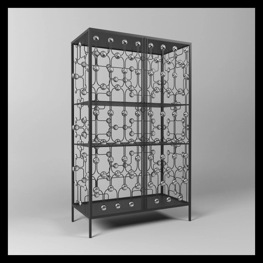 sideboard by christophe cime 3D Model .c4d .max .obj .3ds .fbx .stl .blend 