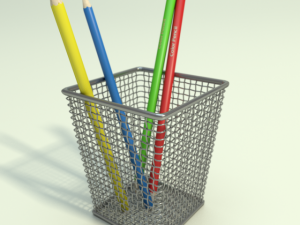 pencil cup 3Dモデル