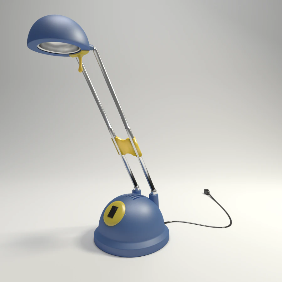 office lamp 3D Model .c4d .max .obj .3ds .fbx .stl .blend 