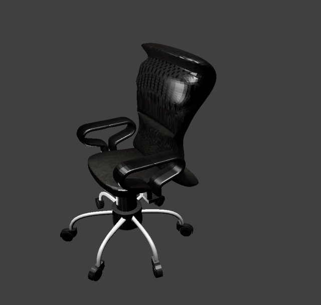 computer chair 3D Model .c4d .max .obj .3ds .fbx .stl .blend 