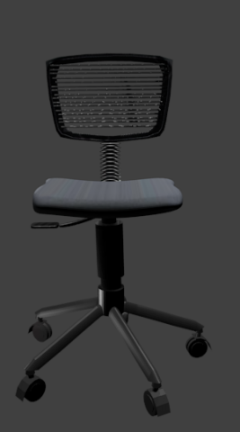 chair 3D Model .c4d .max .obj .3ds .fbx .stl .blend 