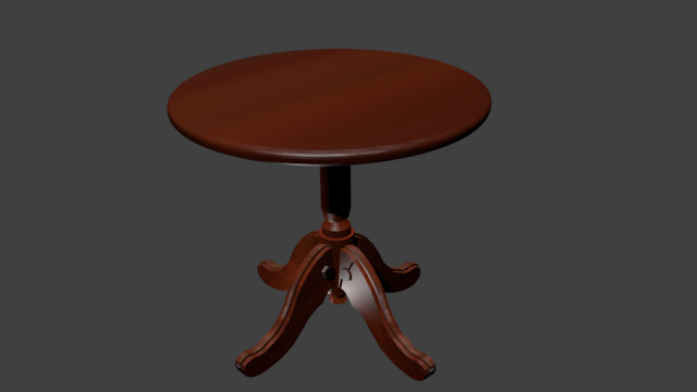table 3D Model .c4d .max .obj .3ds .fbx .stl .blend 