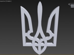 emblem of ukraine 3D Model