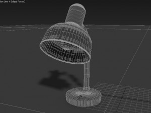 table lamp 3D मॉडल