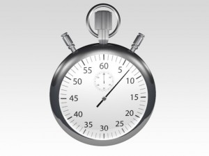 silver stopwatch 3D Model