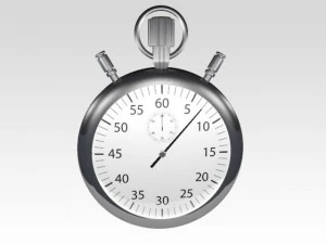 cronometro d'argento Modello 3D