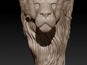 lion leg for milling 3D Print Model