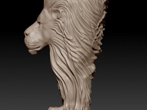 lion leg for milling Modelo de impresión 3D