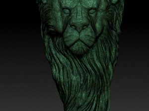 lion leg for milling Modelo de impresión 3D