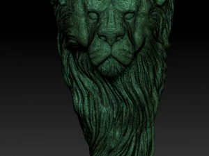 lion leg for milling 3D Print Model