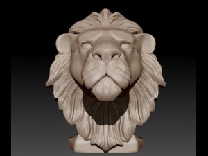 lion 3D Baskı Modeli