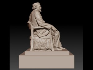 academician monument 3D प्रिंट मॉडल