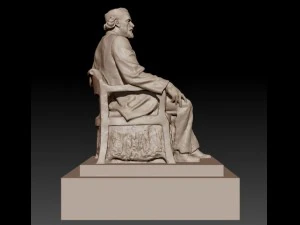 academician monument 3D Print Model