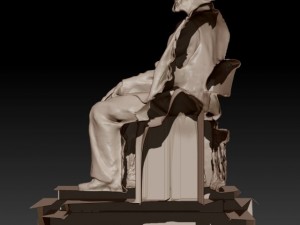 academician monument 3D प्रिंट मॉडल