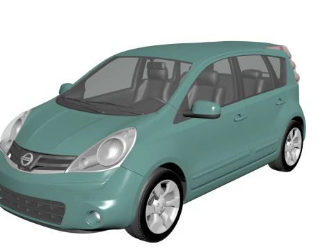 Nissan Notu 2011 3D Model