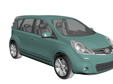Nissan Note 2011 Modelo 3D