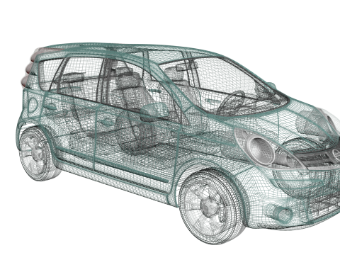 Nissan Note 2011 Modelo 3D