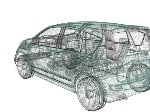 Nota Nissan 2011 Modelo 3D