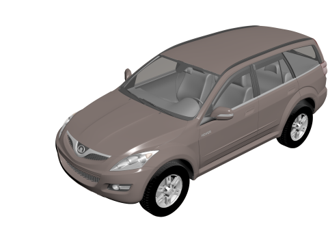 Great Wall Haval H5 2012 3D मॉडल