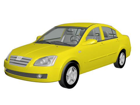 Chery Fora 2011 Model 3D